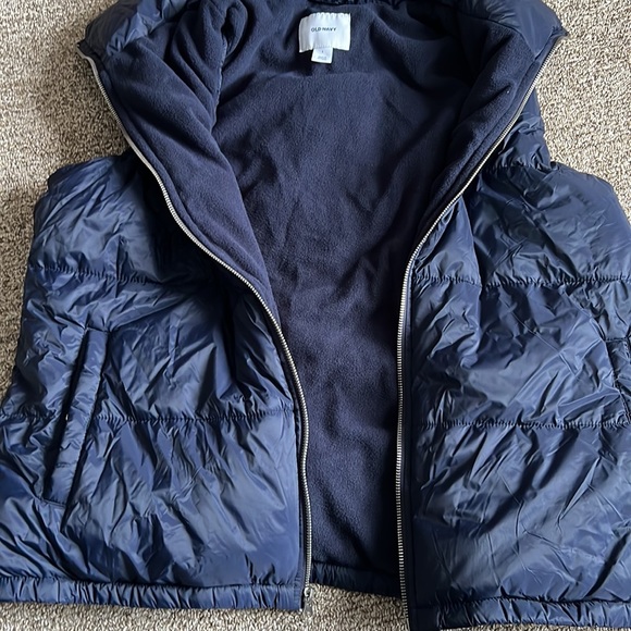 Old Navy Blue Puffer Vest - Picture 2 of 3